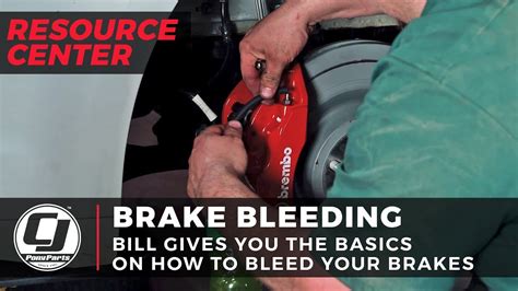 Basics On How To Bleed Your Brakes Youtube