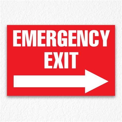 Emergency Exit Sign Hpd Signs Nyc