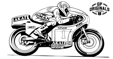 Click on it to open the printer dialog box. Two-stroke racing colouring in sheets from GP Originals