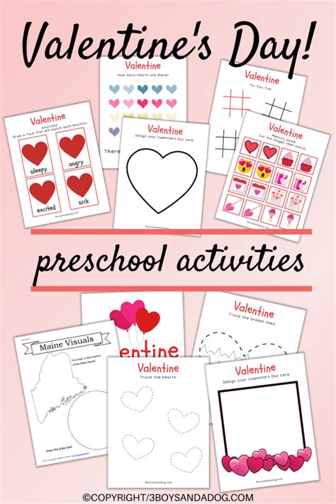 Super Fun Valentine Preschool Activities
