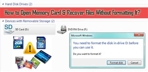 How To Open Memory Card And Recover Files Without Formatting It