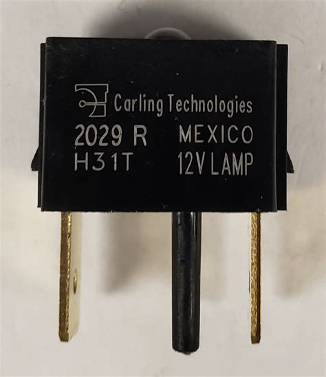 H31t Carling V Series Red Led Indicator Light Lamp Module 12 Volt