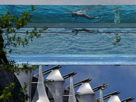 Dimension Worlds First Floating Transparent Sky Pool Opens In