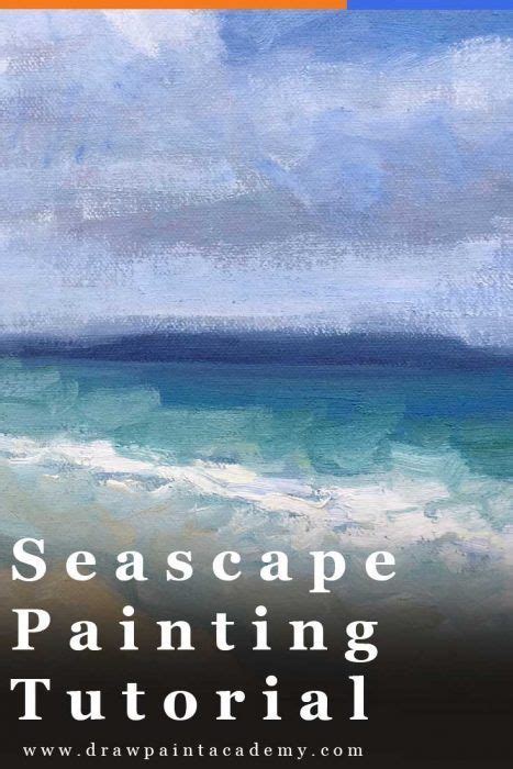 An Image Of Seascape Painting With Text Overlay That Reads Seascape