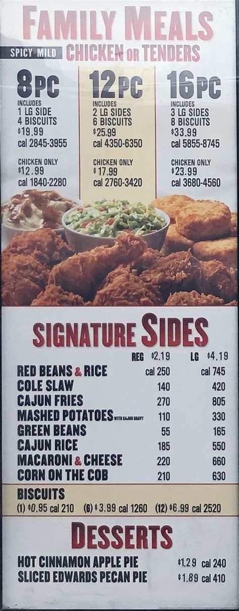 Go through the popeyes menu sorted into various categories here. Popeye's menu with prices - SLC menu