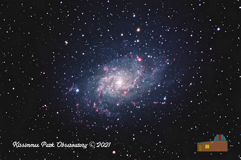 Digital Image The Triangulum Galaxy M33 Kissimmee Park Observatory