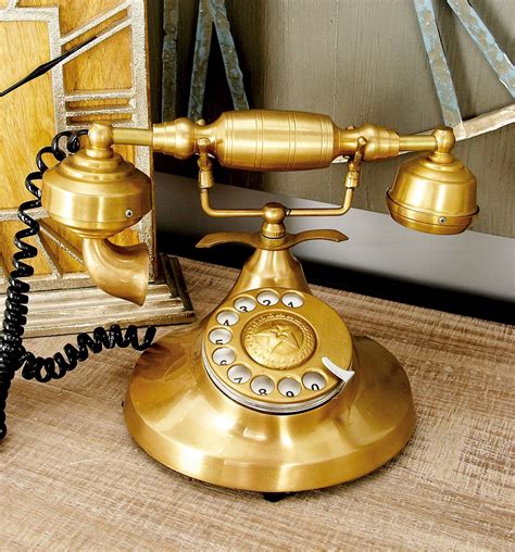 Brass Royal Telephone Traditional Decorative Objects And Figurines By Brimfield May