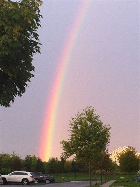 Photo Rainbows Spotted After Mondays Heavy Rains Commack Ny Patch