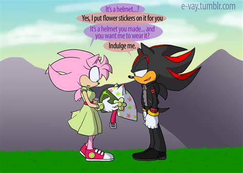 E Vay Says Sonic Shadow The Hedgehog Shadow And Amy