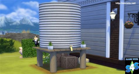 Simista Rain Water Tank Sims House Design Rainwater