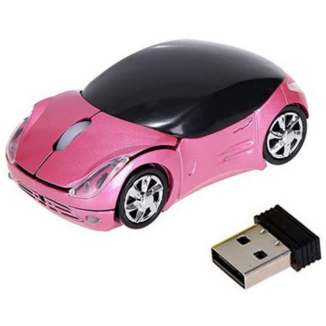 Getfit 24g Wireless Mouse Cool 3d Sport Car Shape Ergonomic Optical