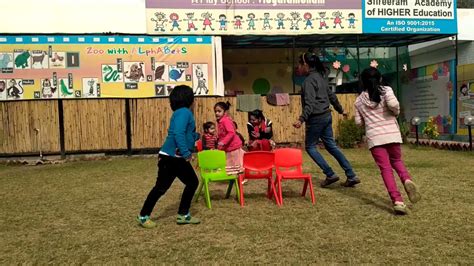 Musical Chair Game By Little Kids Youtube