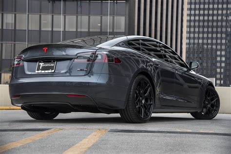All Charged Up Black Tesla Model S — Gallery