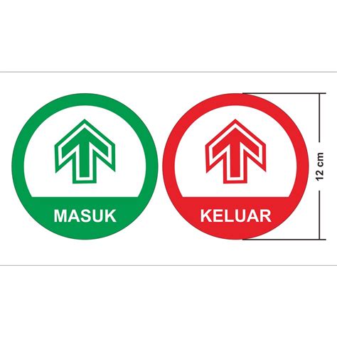 Jual Sticker Arah Panah Tangga Shopee Indonesia