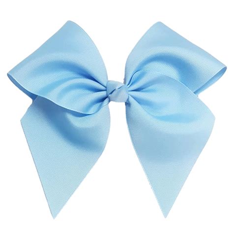 Amazon Com Victory Bows Large Light Blue Hair Bow Made With