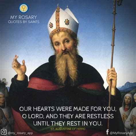 My Rosary Quotes By Saints St Augustine Of Hippo Frases De Santos