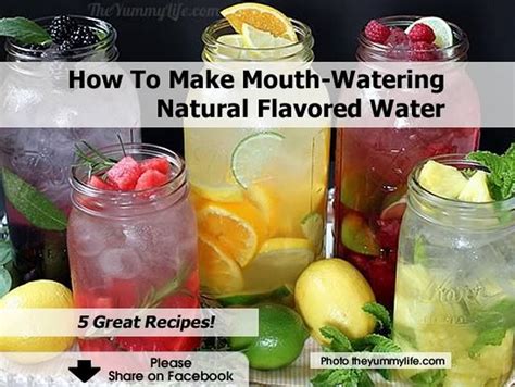 How To Make Mouth Watering Natural Flavored Water