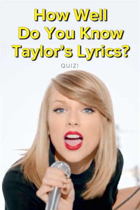 Taylor Swift Quiz Names