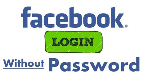 Facebook Login Without Password How To Login Facebook Without