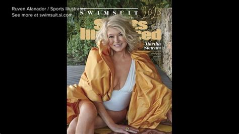 video martha stewart graces sports illustrated swimsuit cover abc news