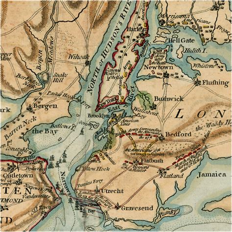 Map Of New York During Revolutionary War Image Florida Map