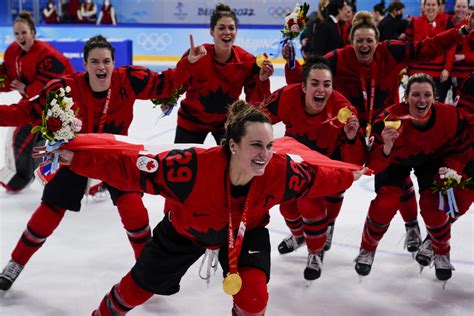 Canadian Womens Hockey Team Wins Olympic Gold Over Longtime Rival Us
