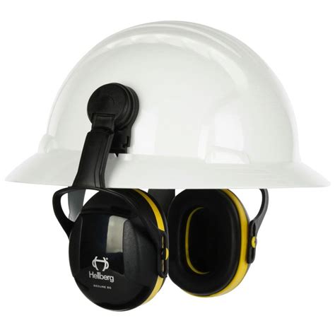 Protective Industrial Secure 2 Full Brim Hard Hat Mount Passive Ear