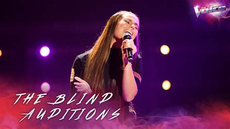 Blind Audition Madi Krstevski Sings The One That Got Away The Voice Australia 2018 Youtube