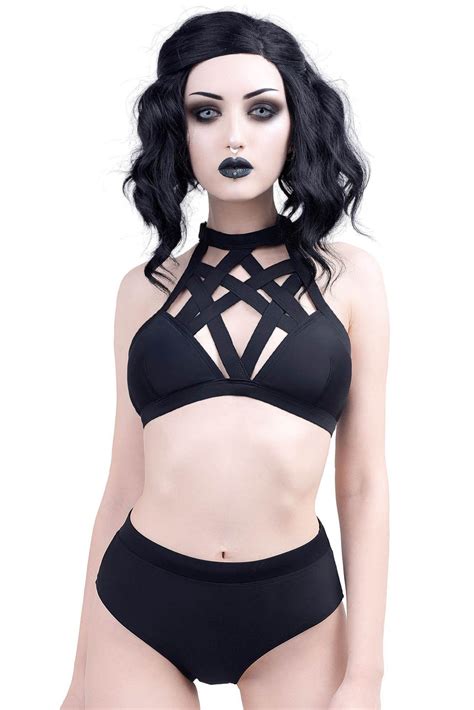 Deep Six Bikini Killstar Uk Store Swimwear Gothic Outfits Bikinis