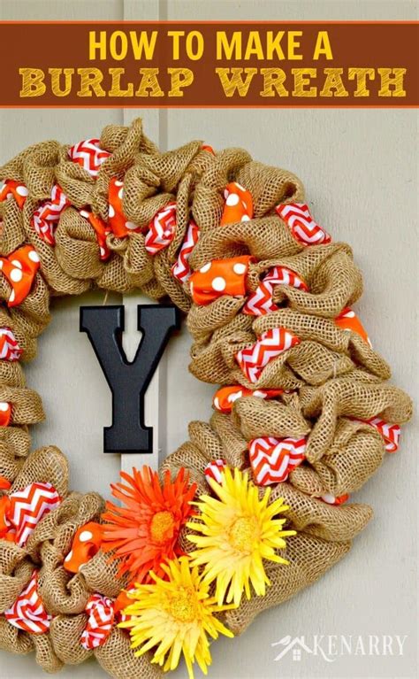 There are several versions with red and green. How to Make a Burlap Wreath With Accent Ribbon