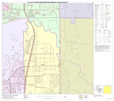 Pl 94 171 County Block Map 2010 Census Tarrant County Block 32