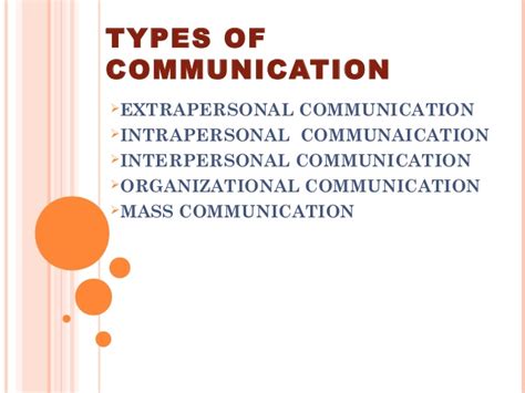 Mass communication can be broken down into categories like journalism, advertising, marketing, public relations, and political communication. Types of commu.