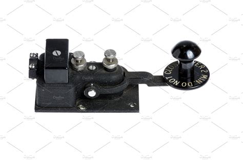 Vintage Telegraph Key Containing Communication Telegraph And Vintage