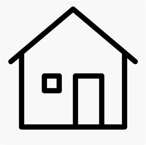White style 11 home icon. Transparent White Home Icon Png - House Symbol Png , Free ...