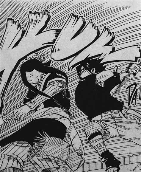 Sasuke Vs Haku Anime Naruto Manga Art Naruto Art