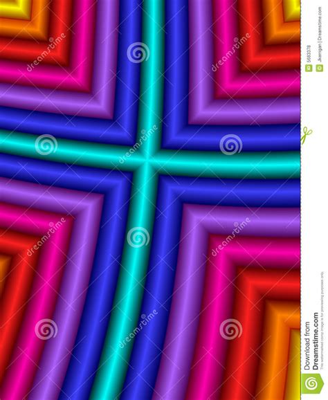 Rainbow Cross Stock Illustration Illustration Of Icon 5683378