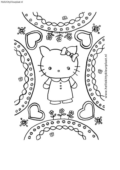 Hello Kitty mandala met vriendjes