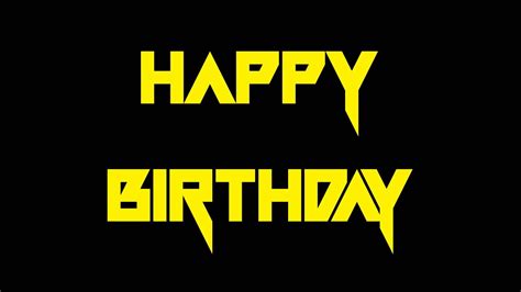 Power Metal Themes Happy Birthday Youtube