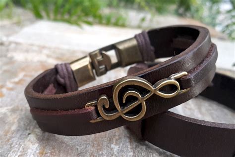 A fun music association game. Music Lover Personalized Gift Treble Clef Bracelet Music ...