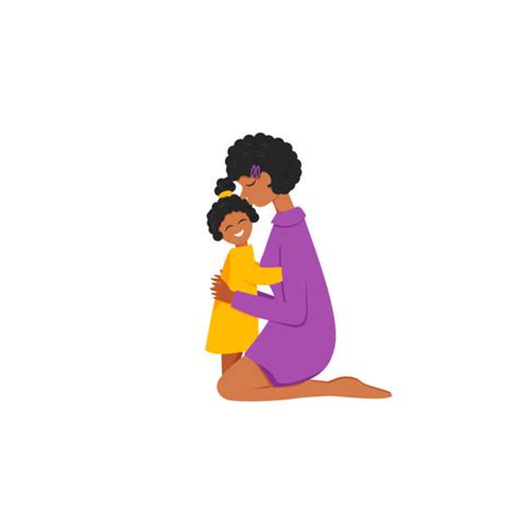 Cartoon Of A Black People Kissing Illustrations Royalty Free Vector