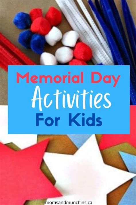 Memorial Day Activities For Kids Moms And Munchkins