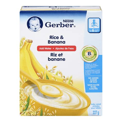 Gerber Cereal - Rice Banana - Whistler Grocery Service & Delivery