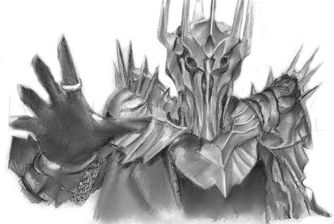 How To Draw Sauron Drawings Online Drawing Guided Drawing