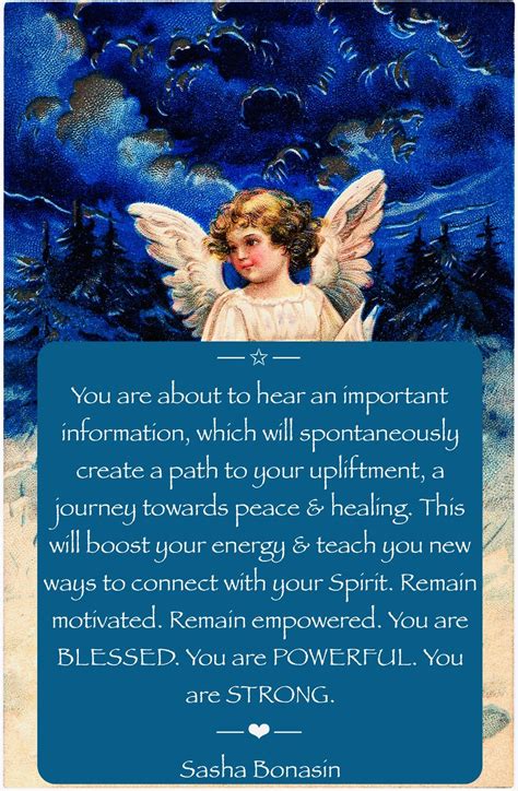 Pin On Daily Angel Messages By Sasha Bonasin