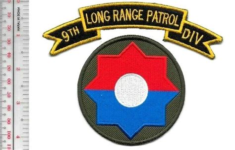 Us Army Lrrp Vietnam 9th Infantry Division Long Range Patrol Lrp Patch