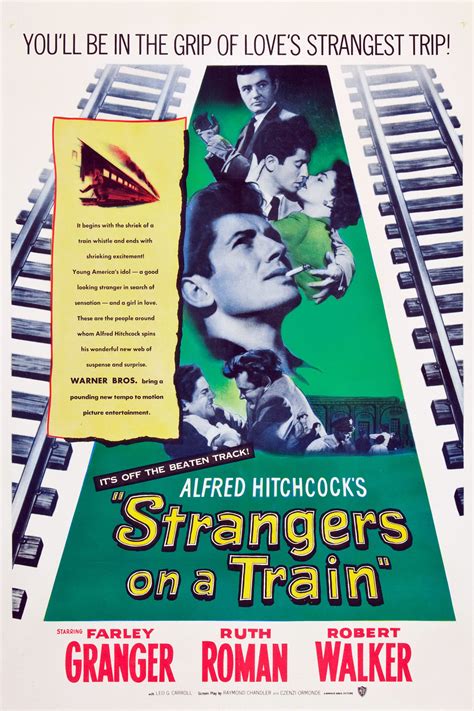 A story of a woman and a man, half of her age being in love with each other despite the fact that they are both tied with someone else. Strangers On A Train (1951) Movie Review - MRQE