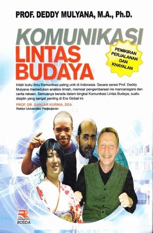 Komunikasi Lintas Budaya By Deddy Mulyana Goodreads