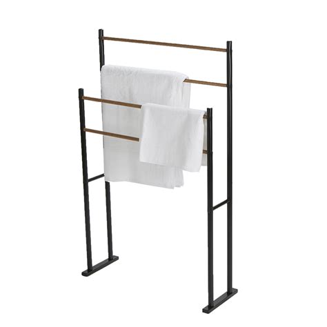 Mind Reader 4 Bar2 Tier Towel Rack Drying Stand Towel Valet Holder