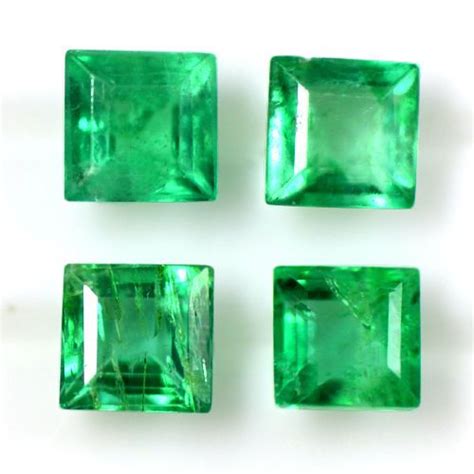 Pin On Emerald Gemstone Square Cut Lot