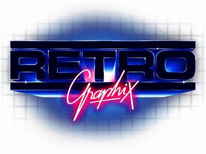 Retro 80s Logos Synthwave 80 Overglow Graphic
